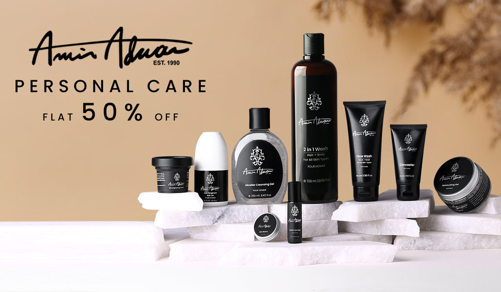 Dive into Elegance with Amir Adnan's Personal Care Collection