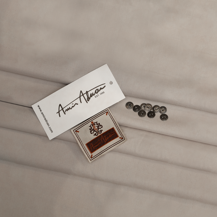 Poly Viscose White Pepper Fabric