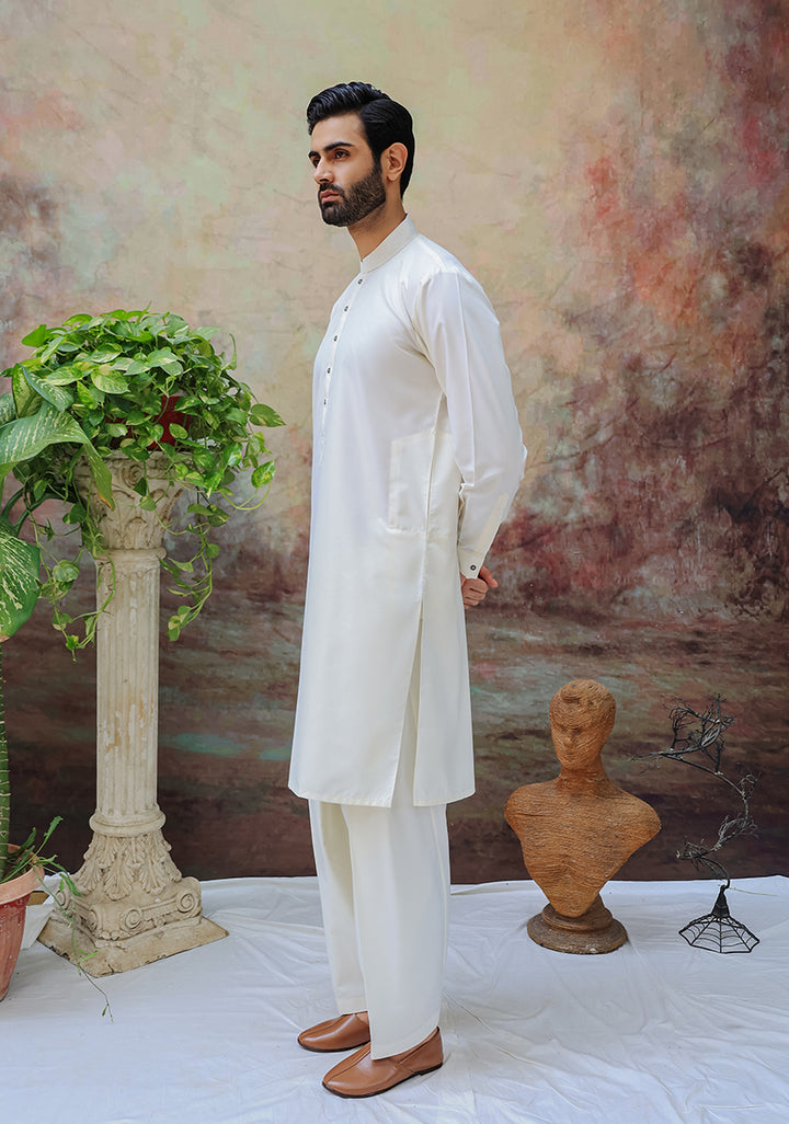 PV Pristine Slim Fit Plain Kurta Shalwar