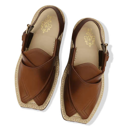 Brown Leather Peshawari Sandal