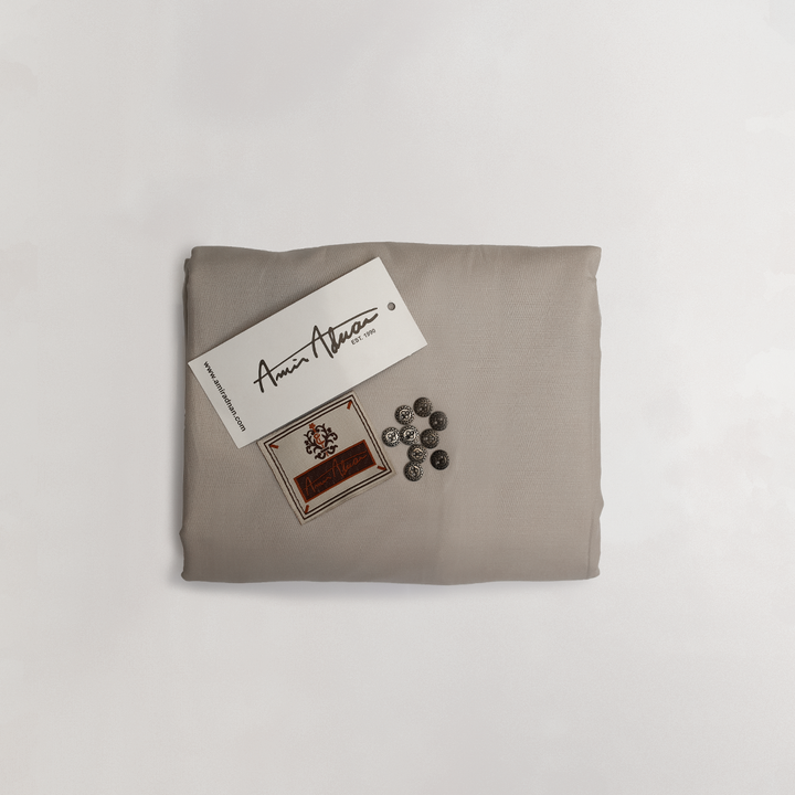 Poly Viscose White Pepper Fabric