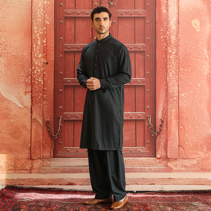 Poly Viscose Reflecting Pond Classic Fit Suit