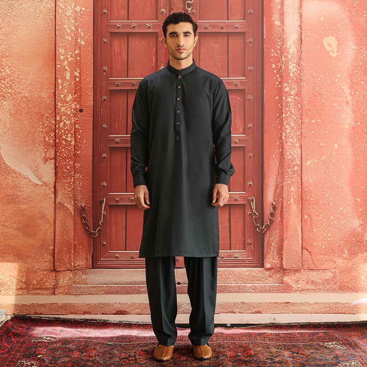 Poly Viscose Reflecting Pond Classic Fit Suit