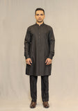 Basic Poly Viscose Maluki Priate Black Slim Fit Suit