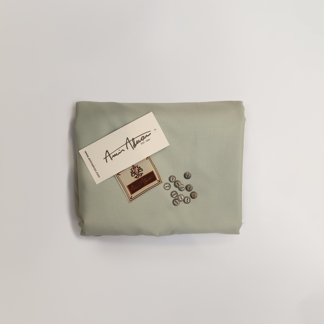 Poly Viscose Sea Foam Fabric