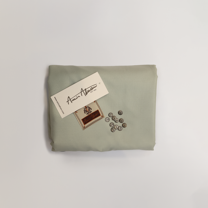 Poly Viscose Sea Foam Fabric