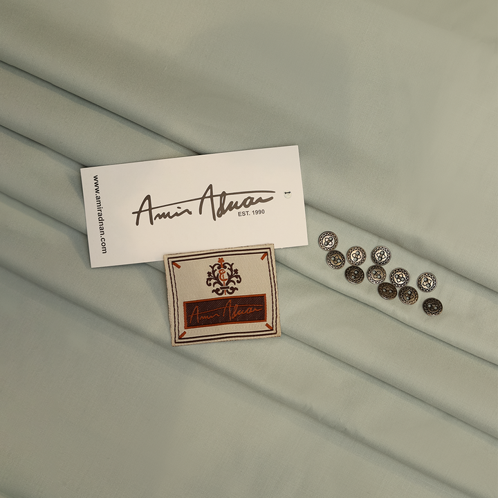 Poly Viscose Sea Foam Fabric