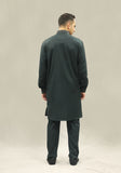 Classic Poly Viscose Scarab Slim Fit Embroidered Suit