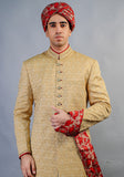 Traditional Jamawar Urban Red  Turban