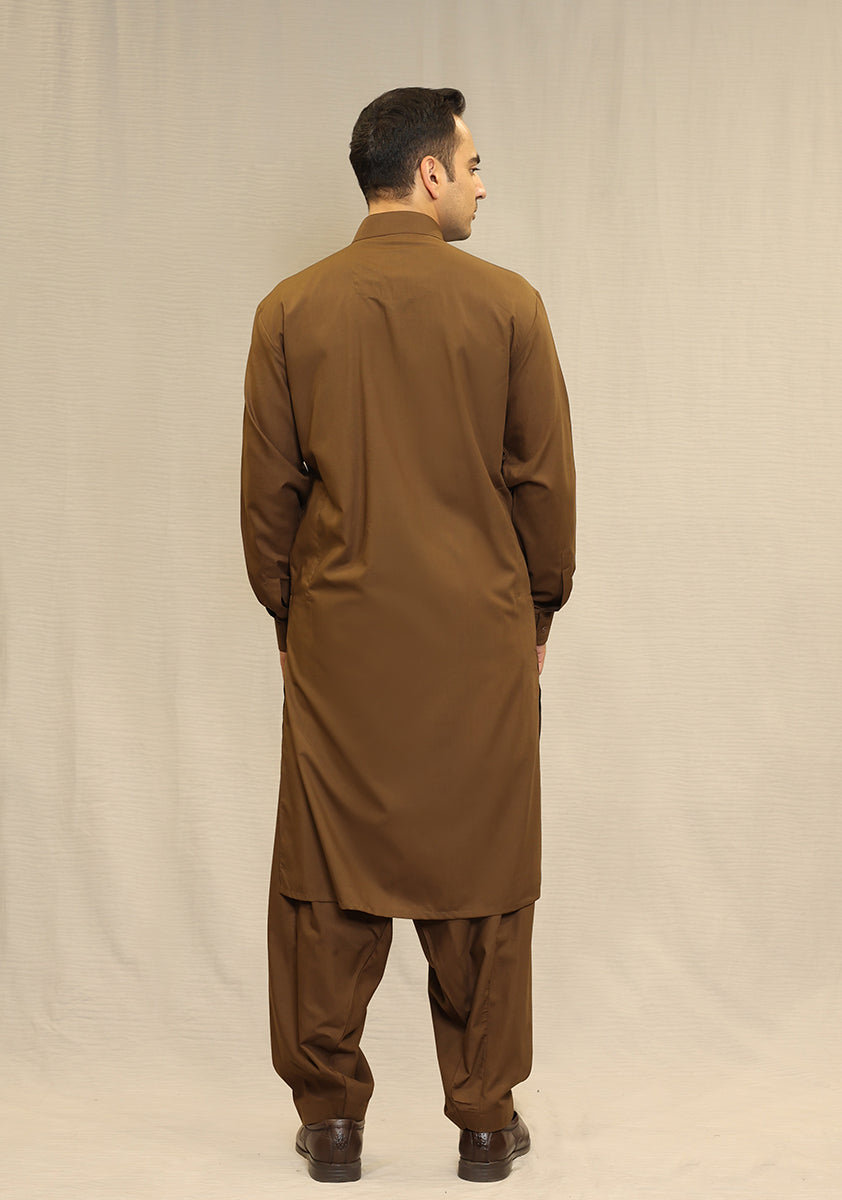 PV Breen Slim Fit Plain Kameez Shalwar