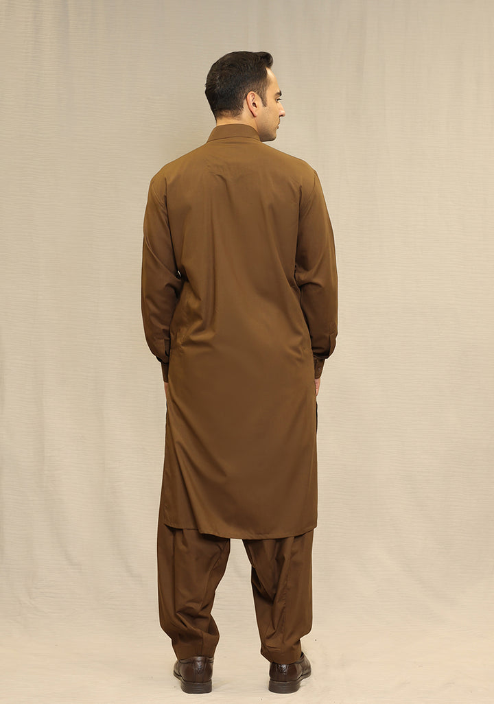 PV Breen Slim Fit Plain Kameez Shalwar