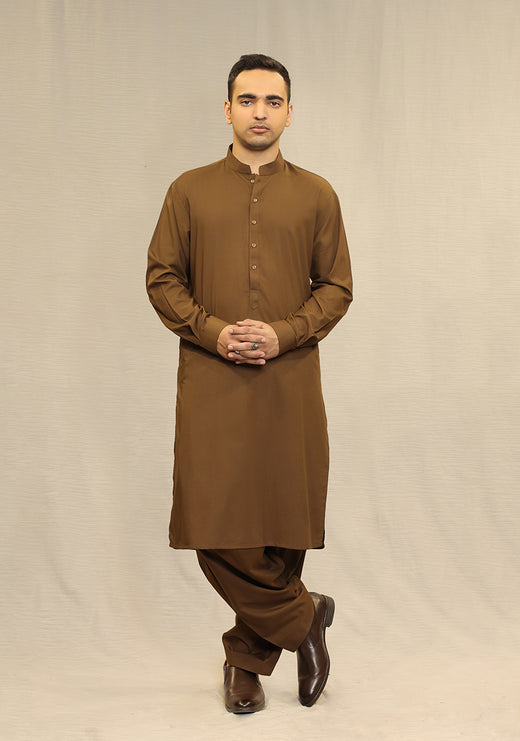PV Breen Slim Fit Plain Kameez Shalwar