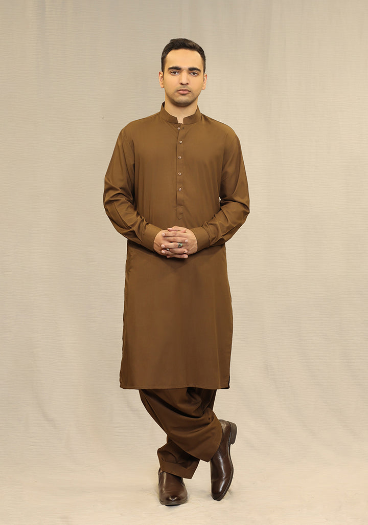 PV Breen Slim Fit Plain Kameez Shalwar