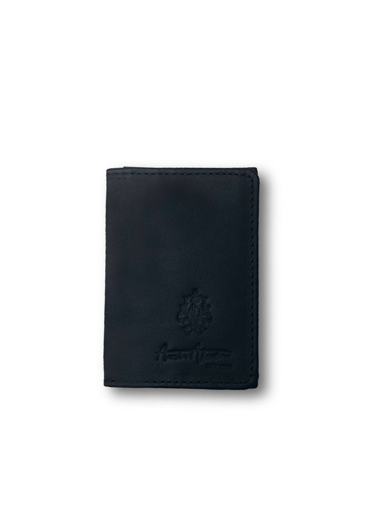Leather Blue Card Holder