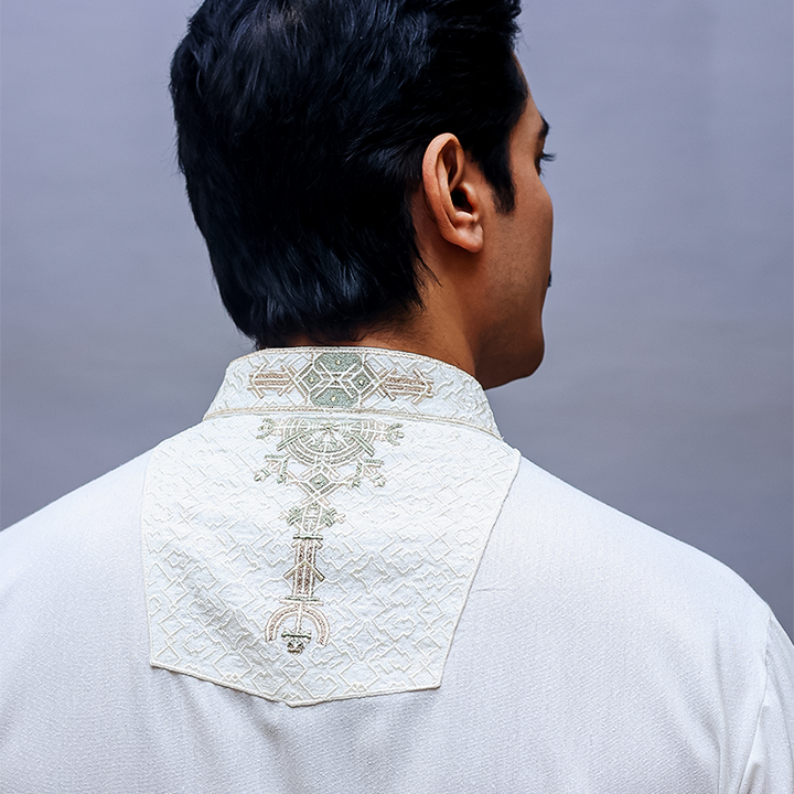 Basic Ayuthia Slightly Defected Classic Fit Embroidered Suit