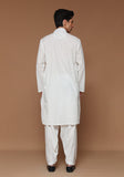 Basic Cotton Silk Cloud Dancer Classic Fit  Suit