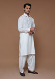 Basic Cotton Silk Cloud Dancer  Slim Fit Suit