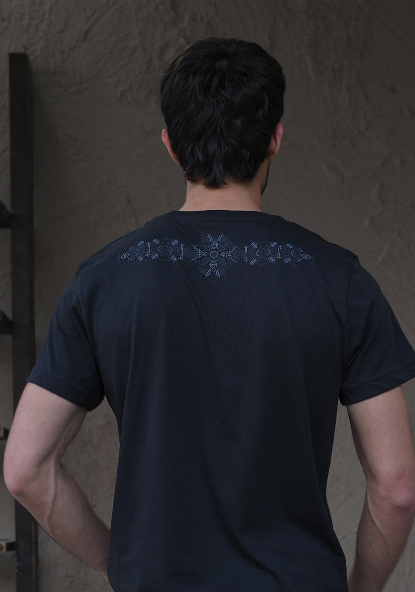 Jersey Round Neck Black  T-Shirt