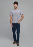 Basic Jersey Round Neck Iron Grey T-Shirt