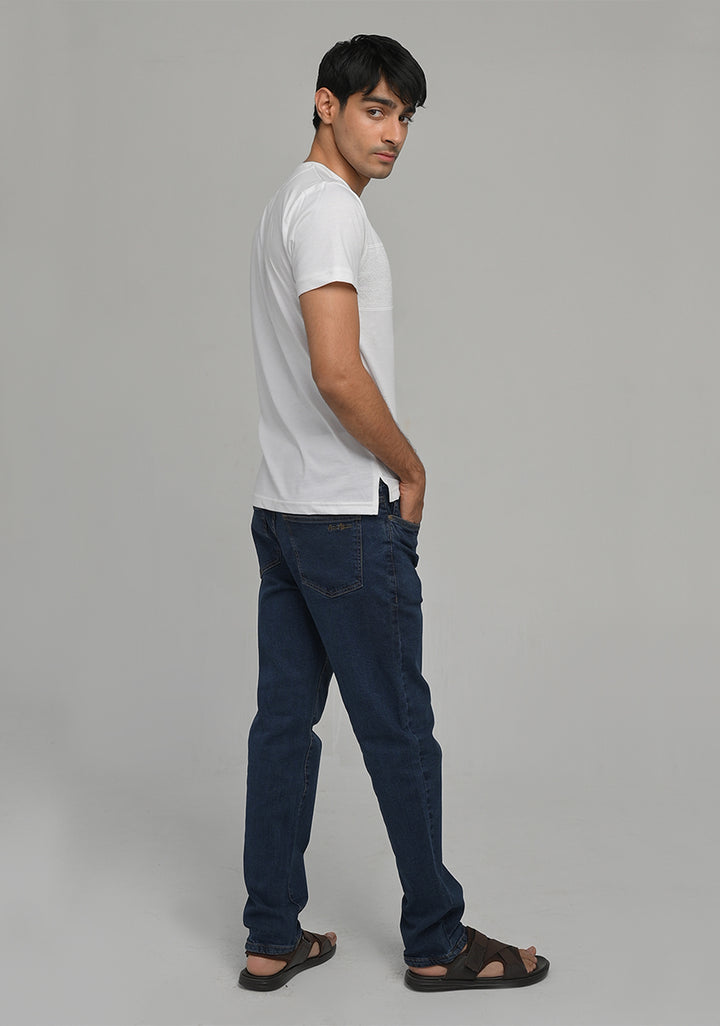 Jersey Round Neck OFF White T-Shirt