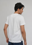 Basic Jersey Round Neck White T-Shirt