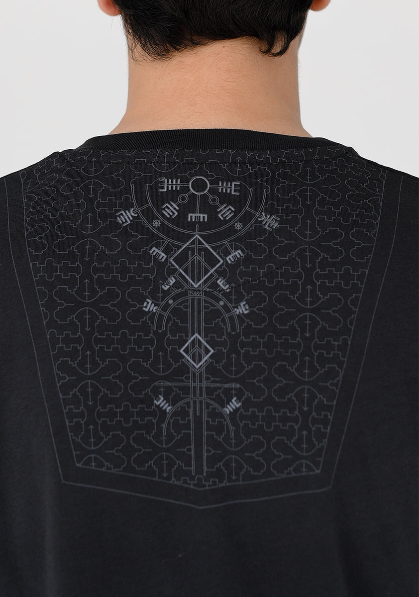 V Neck Black T-Shirt