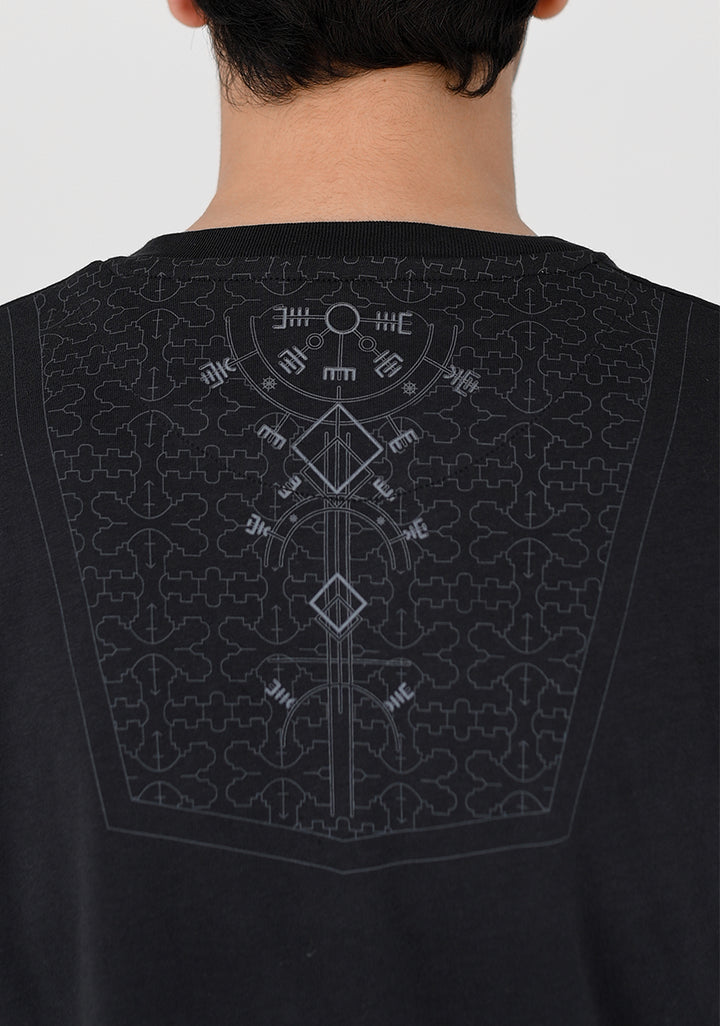 V Neck Black T-Shirt