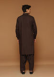 Basic Poly Viscose Coffee Been Classic Fit Suit