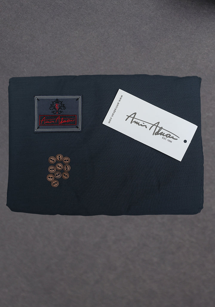 Poly Viscose Ebony Fabric