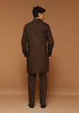 Basic Poly Viscose Maluki Java Slim Fit Embroidered Suit