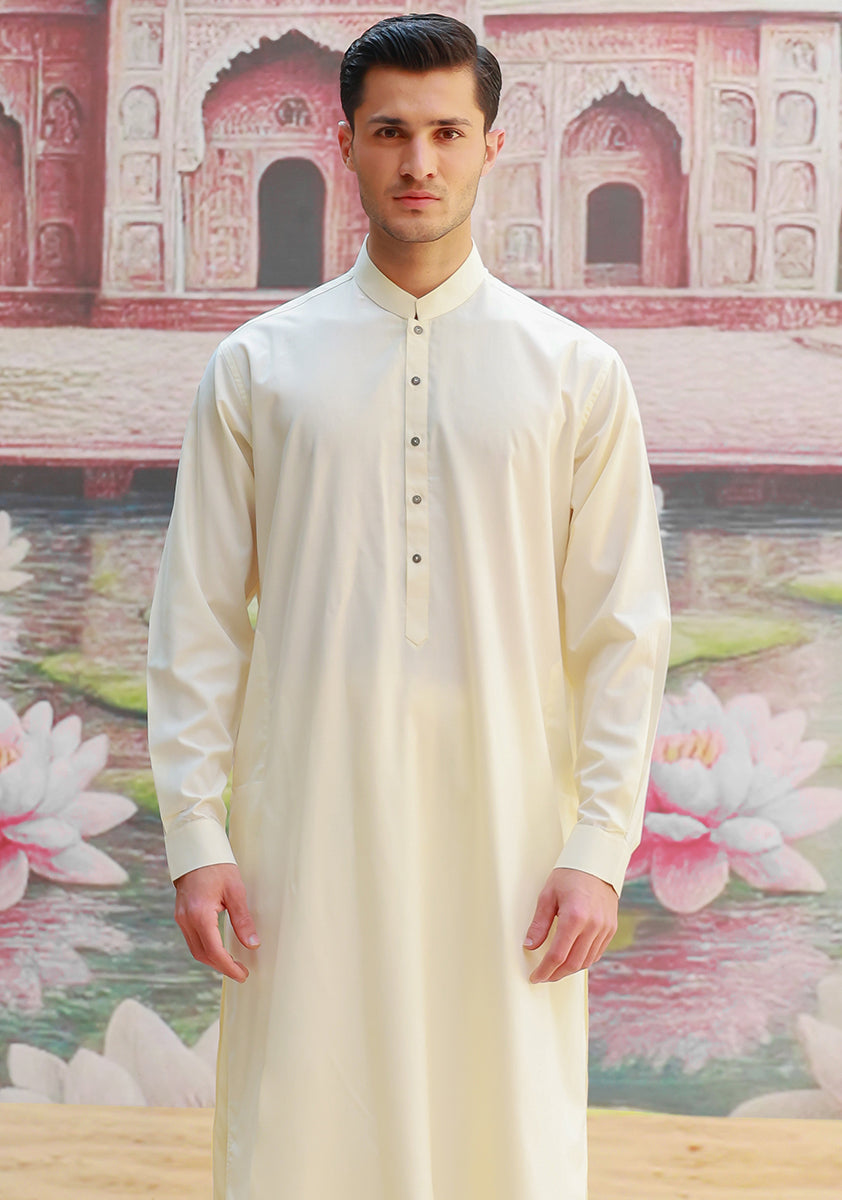 PV Maluki Vanilla Ice Classic Fit Plain Kameez Shalwar