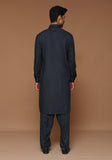Basic  Poly Viscose Nine Iron Classic Fit Embroidered Suit