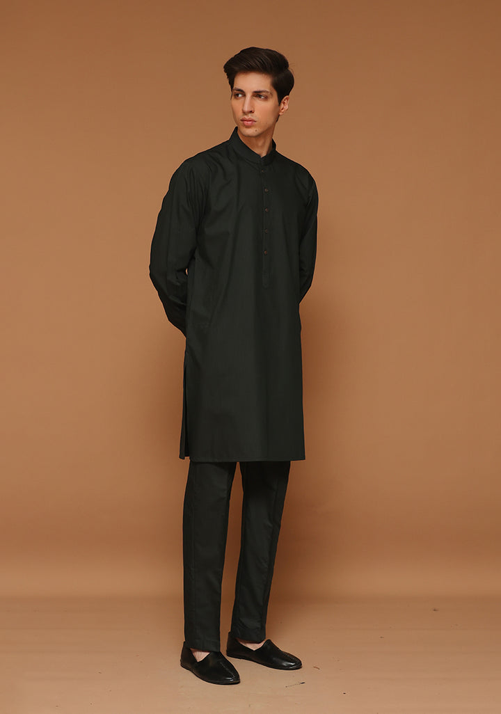 Basic Poly Viscose Rosin Slim Fit Suit