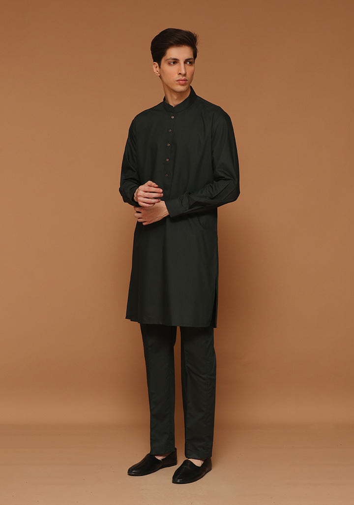 Basic Poly Viscose Rosin Slim Fit Suit
