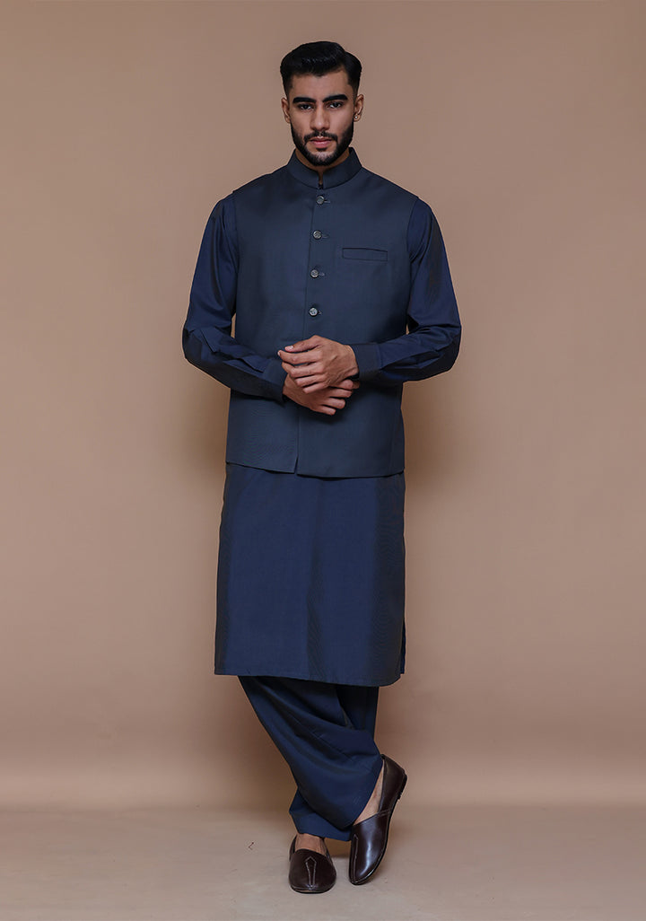 Suiting Ebony Traditional Waistcoat