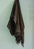 Basic Woolen Dark Olive Signature Shawl