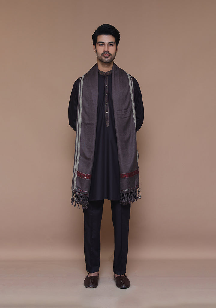 Woolen French Roast Signature  Shawl