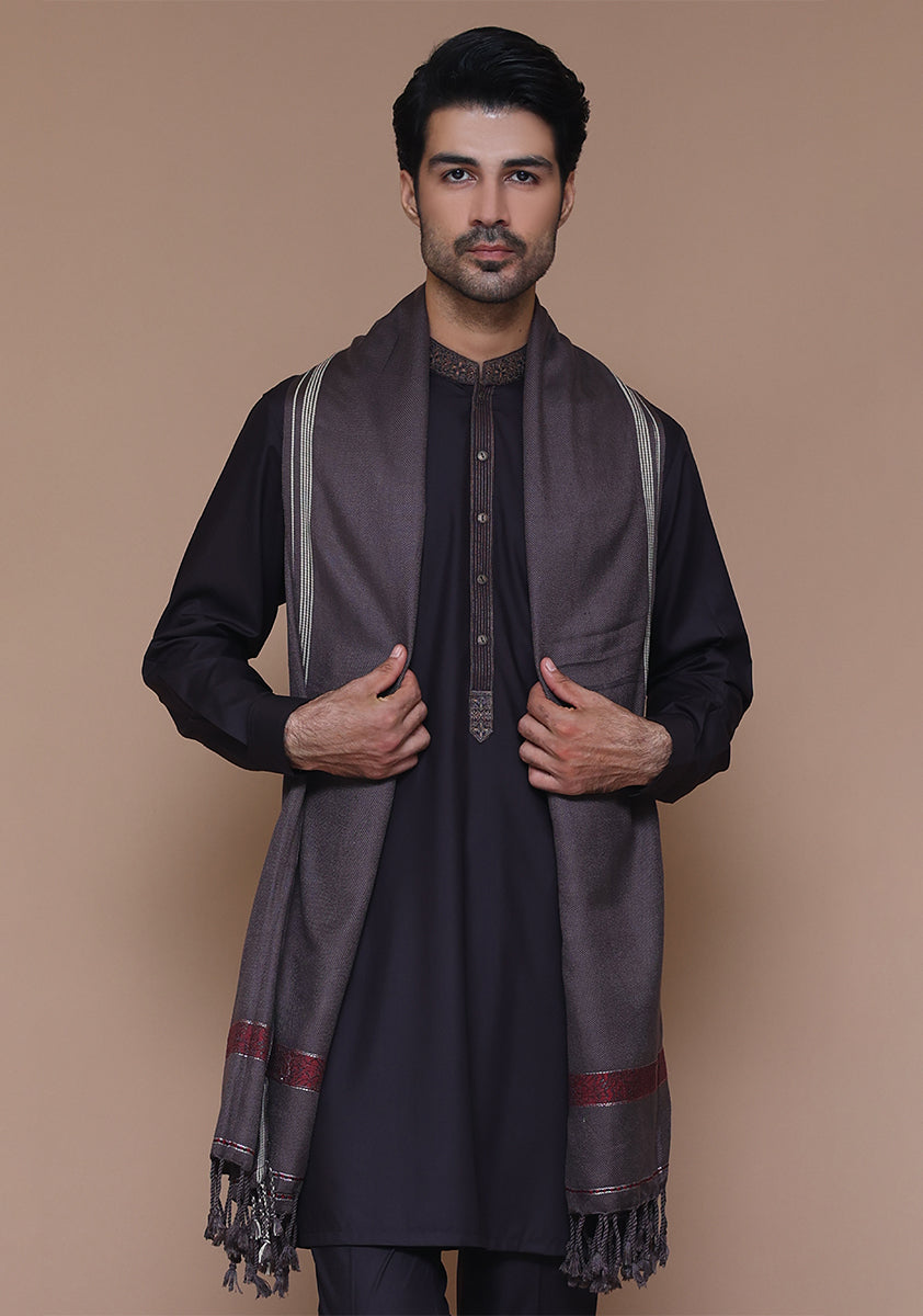 Woolen French Roast Signature  Shawl