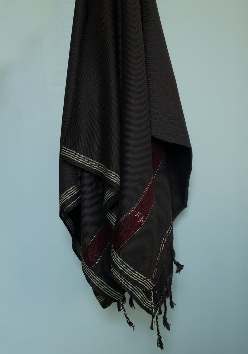 Woolen French Roast Signature  Shawl