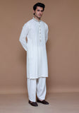 Classic Ayuthia Cloud Dancer Slim Fit Embroidered Suit