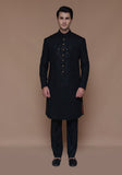 Classic Cotton Net Tap Shoe Traditional Embroidered Couture Sherwani