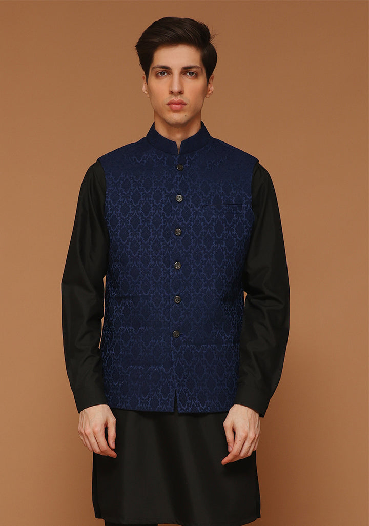 Jamawar Outer Space Traditional Waistcoat