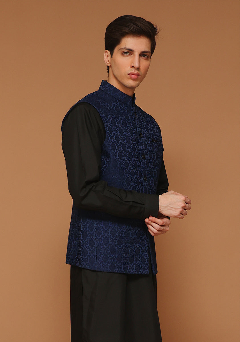 Jamawar Outer Space Traditional Waistcoat