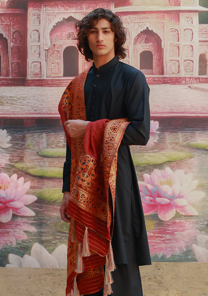 Masoori Pomegranate  Shawl