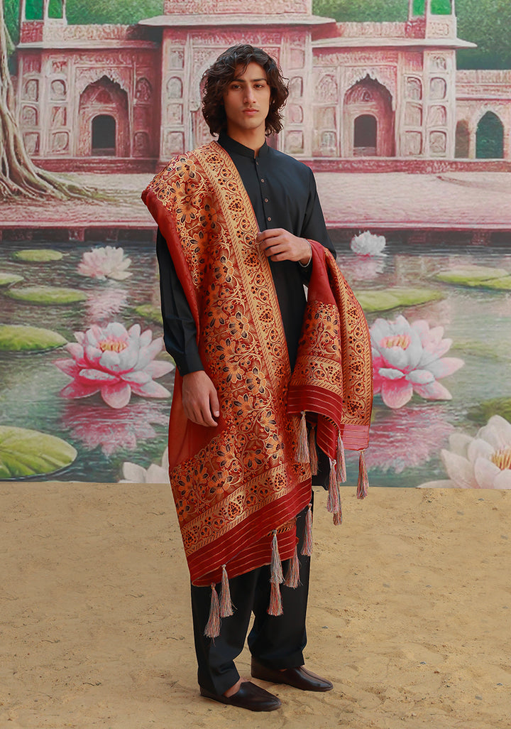 Masoori Pomegranate  Shawl