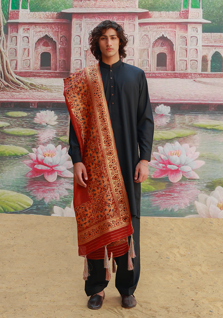 Masoori Pomegranate  Shawl