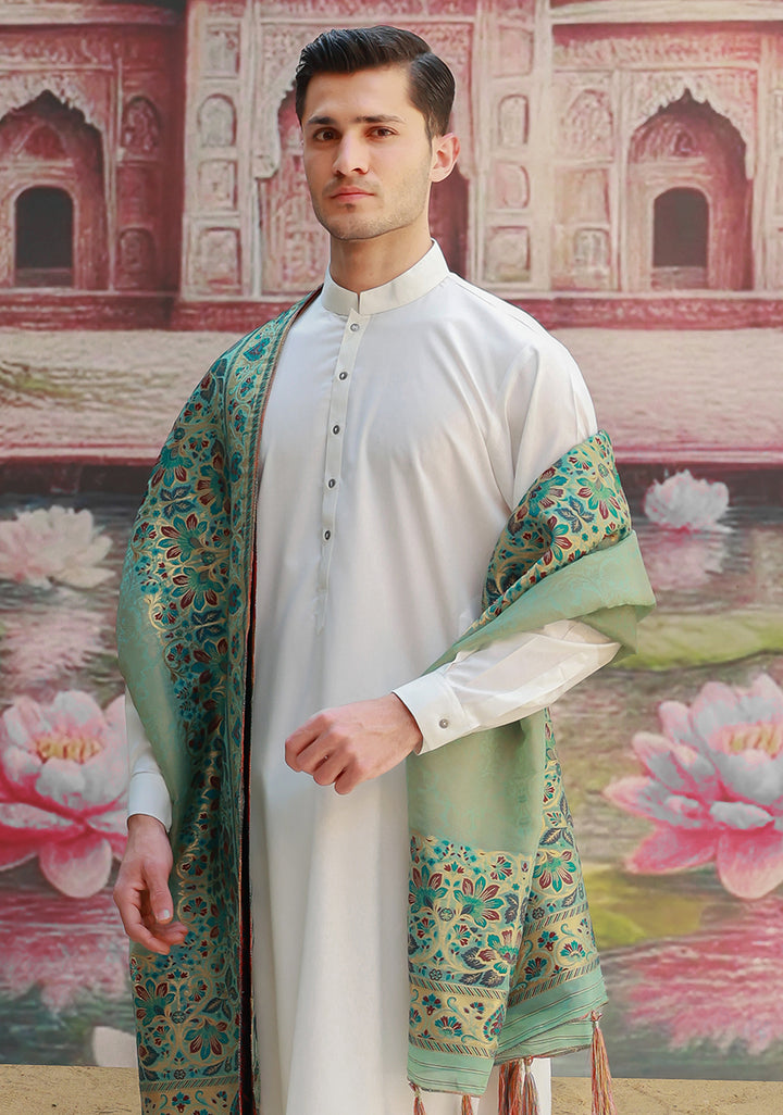 Masoori Smoke Green Shawl