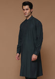 Classic Poly Viscose Deep Forest Classic Fit Plain Suit