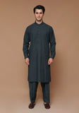 Classic Poly Viscose Deep Forest Classic Fit Plain Suit