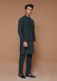 Classic Poly Viscose Deep Forest Slim Fit Plain Suit